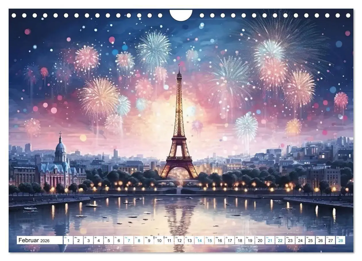 Bild: 9783457329245 | Eiffelturm: Kreativ anders (Wandkalender 2026 DIN A4 quer),...