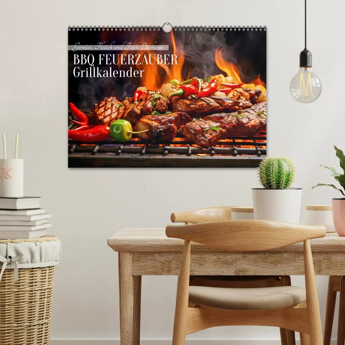 Bild: 9783457499245 | BBQ Feuerzauber - Grillkalender (Wandkalender 2026 DIN A3 quer),...