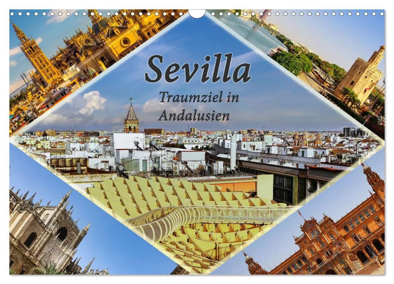 Cover: 9783457569245 | Sevilla - Traumziel in Andalusien (Wandkalender 2026 DIN A3 quer),...