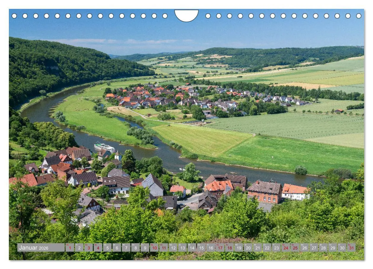Bild: 9783457639245 | WESERBERGLAND - Land der stillen Schönheit (Wandkalender 2026 DIN...