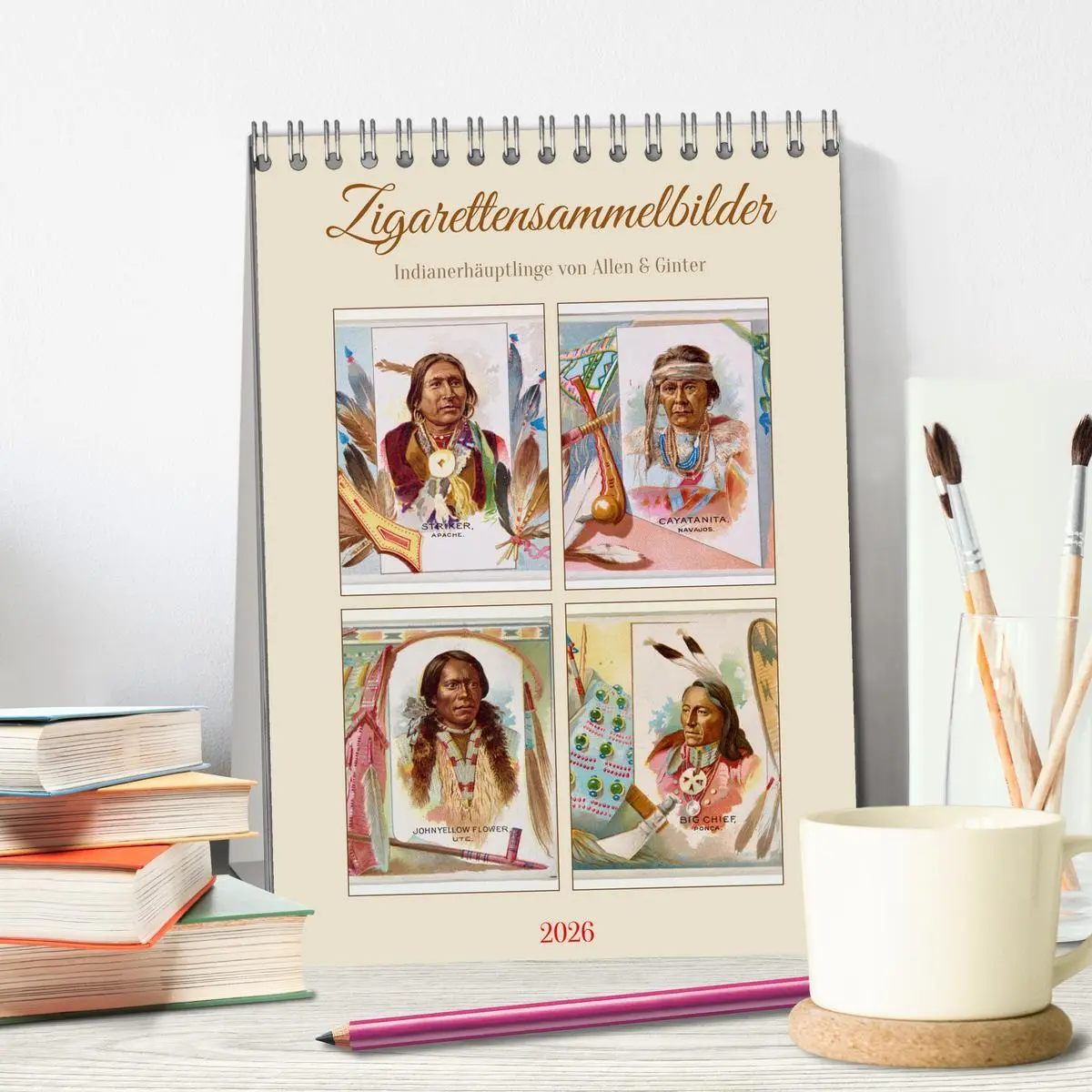 Bild: 9783516279245 | Zigarettensammelbilder (Tischkalender 2026 DIN A5 hoch), CALVENDO...