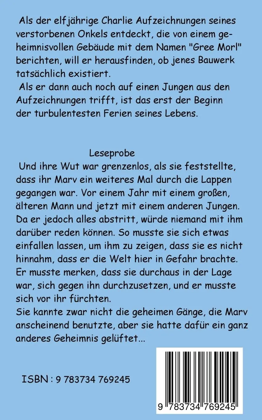 Rückseite: 9783734769245 | Schatten über Gree Morl | Die Geschichte einer Freundschaft | Buchholz