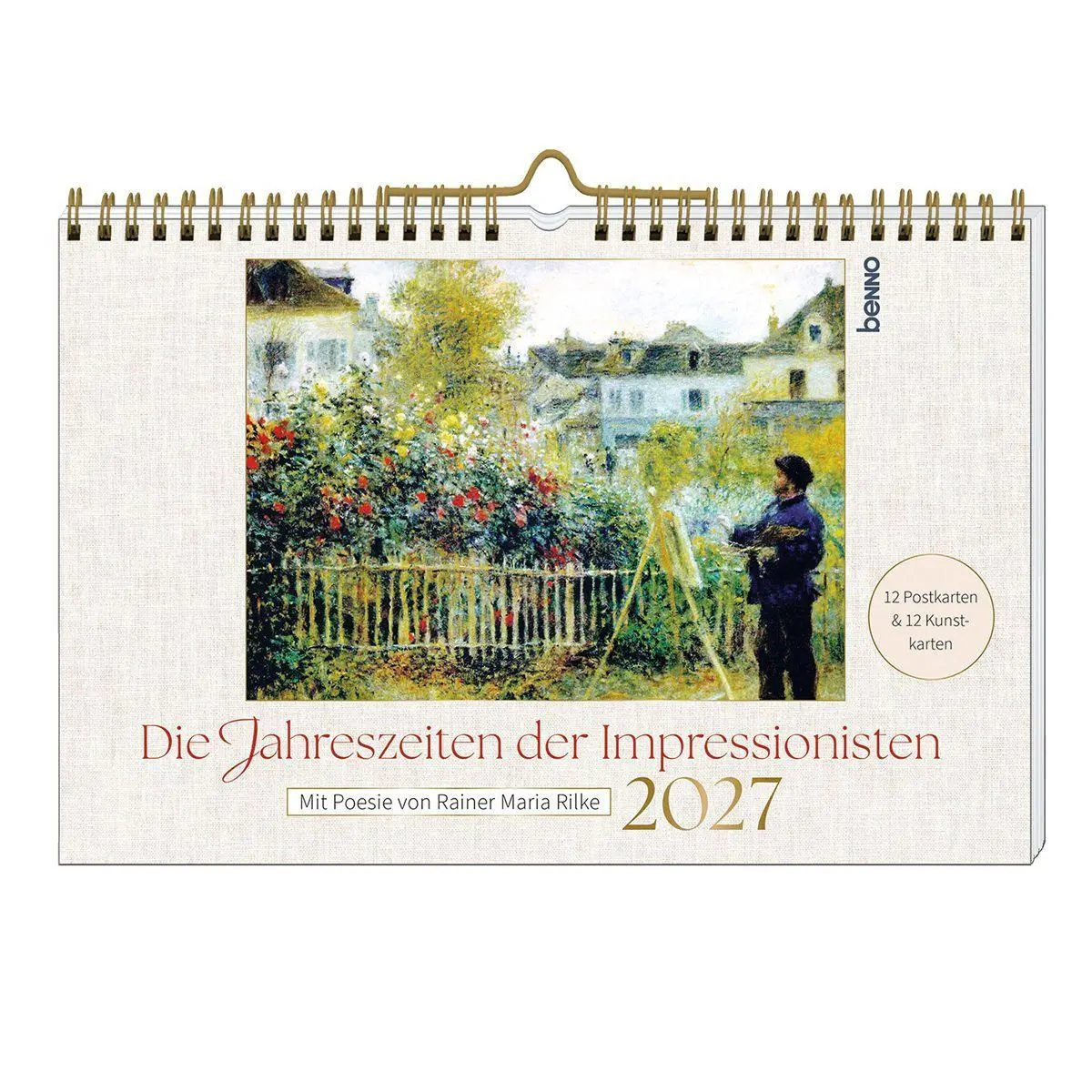 Cover: 9783746269245 | Die Jahreszeiten der Impressionisten 2027 | Rainer Maria Rilke | 12 S.