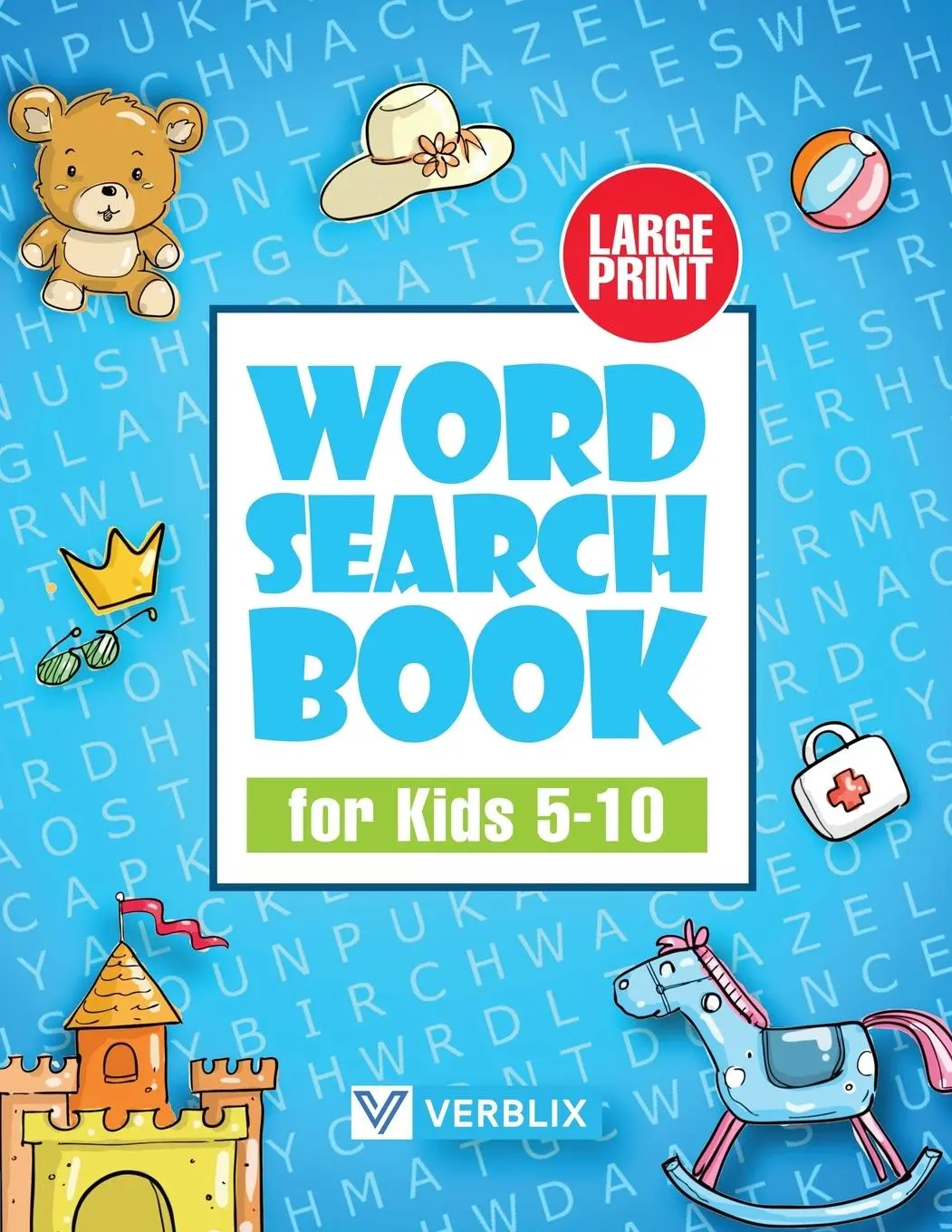 Cover: 9783982269245 | Word Search Book for Kids 5-10 | Verblix | Taschenbuch | Englisch