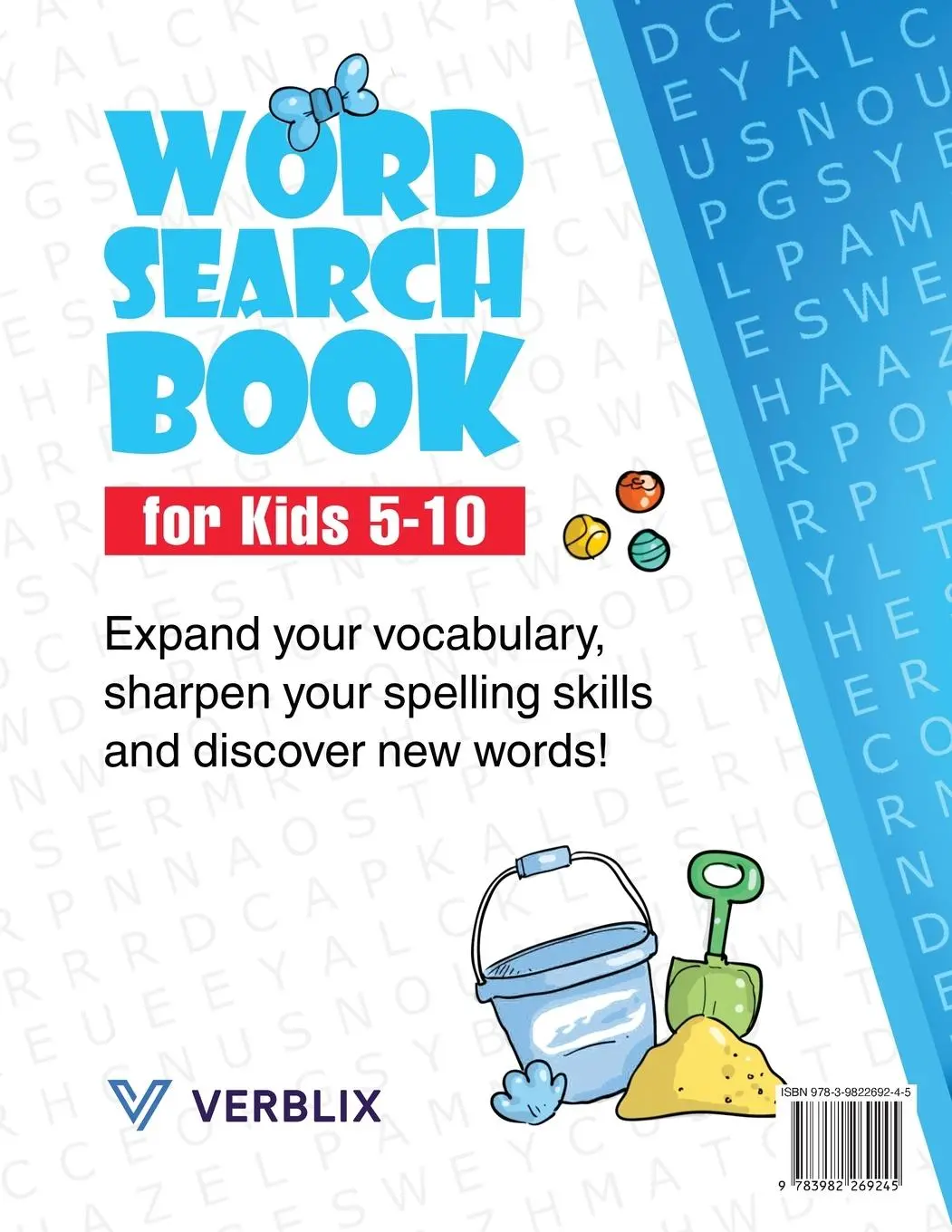 Rückseite: 9783982269245 | Word Search Book for Kids 5-10 | Verblix | Taschenbuch | Englisch
