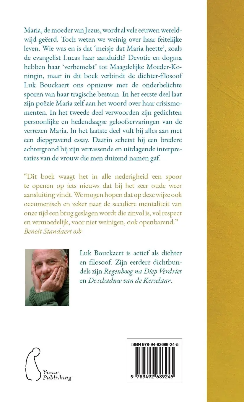 Rückseite: 9789492689245 | Maria | Een bewogen leven | Luk Bouckaert | Buch | Niederländisch