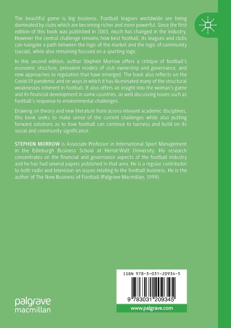 Rückseite: 9783031209345 | The People's Game? | Football, Finance and Society | Stephen Morrow