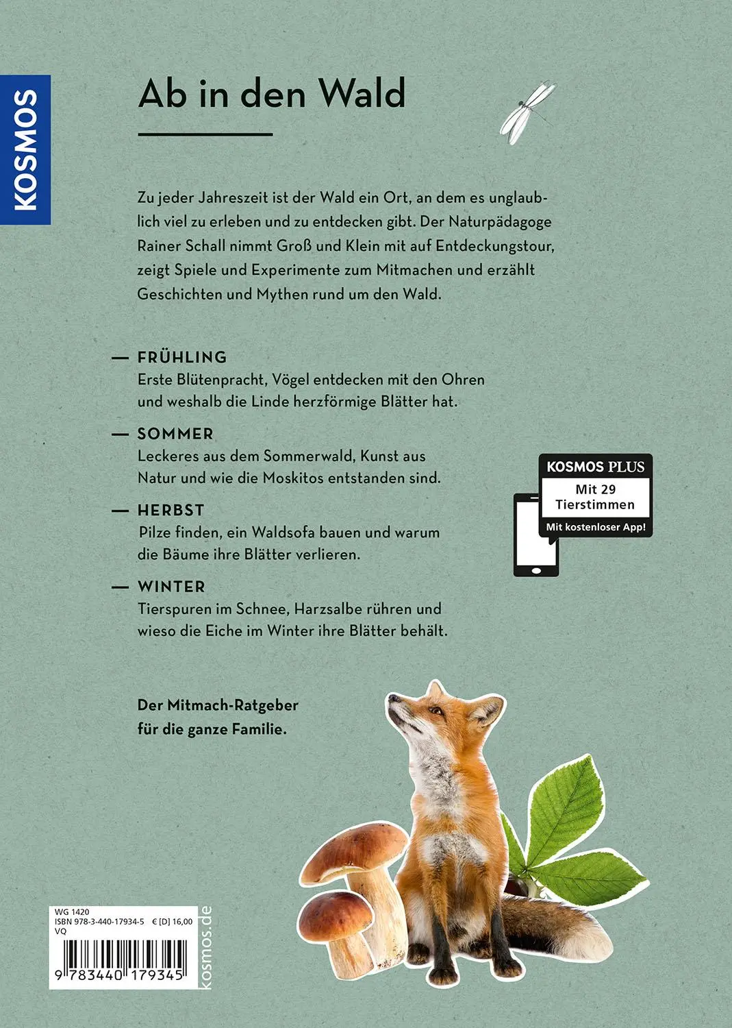 Rückseite: 9783440179345 | Waldglück | Rainer Schall | Taschenbuch | 128 S. | Deutsch | 2024