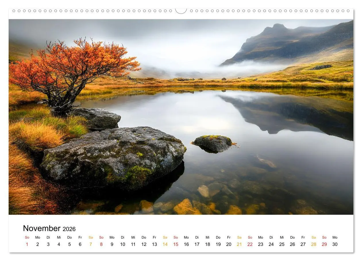 Bild: 9783457319345 | Mystischer Nebel (Wandkalender 2026 DIN A2 quer), CALVENDO...