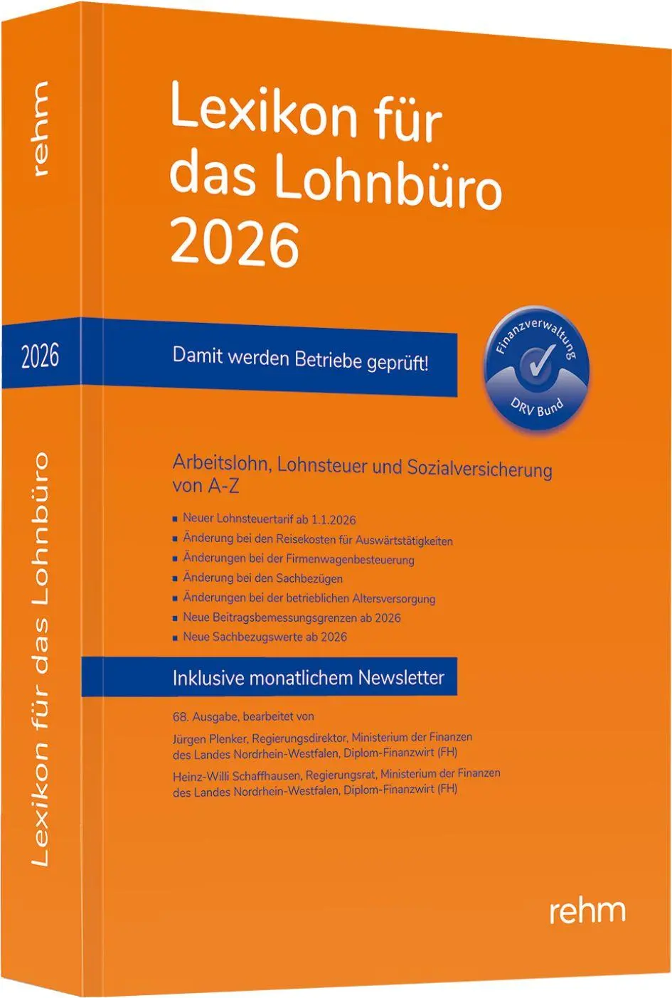 Cover: 9783807329345 | Lexikon für das Lohnbüro 2026 | Wolfgang Schönfeld (u. a.) | Buch