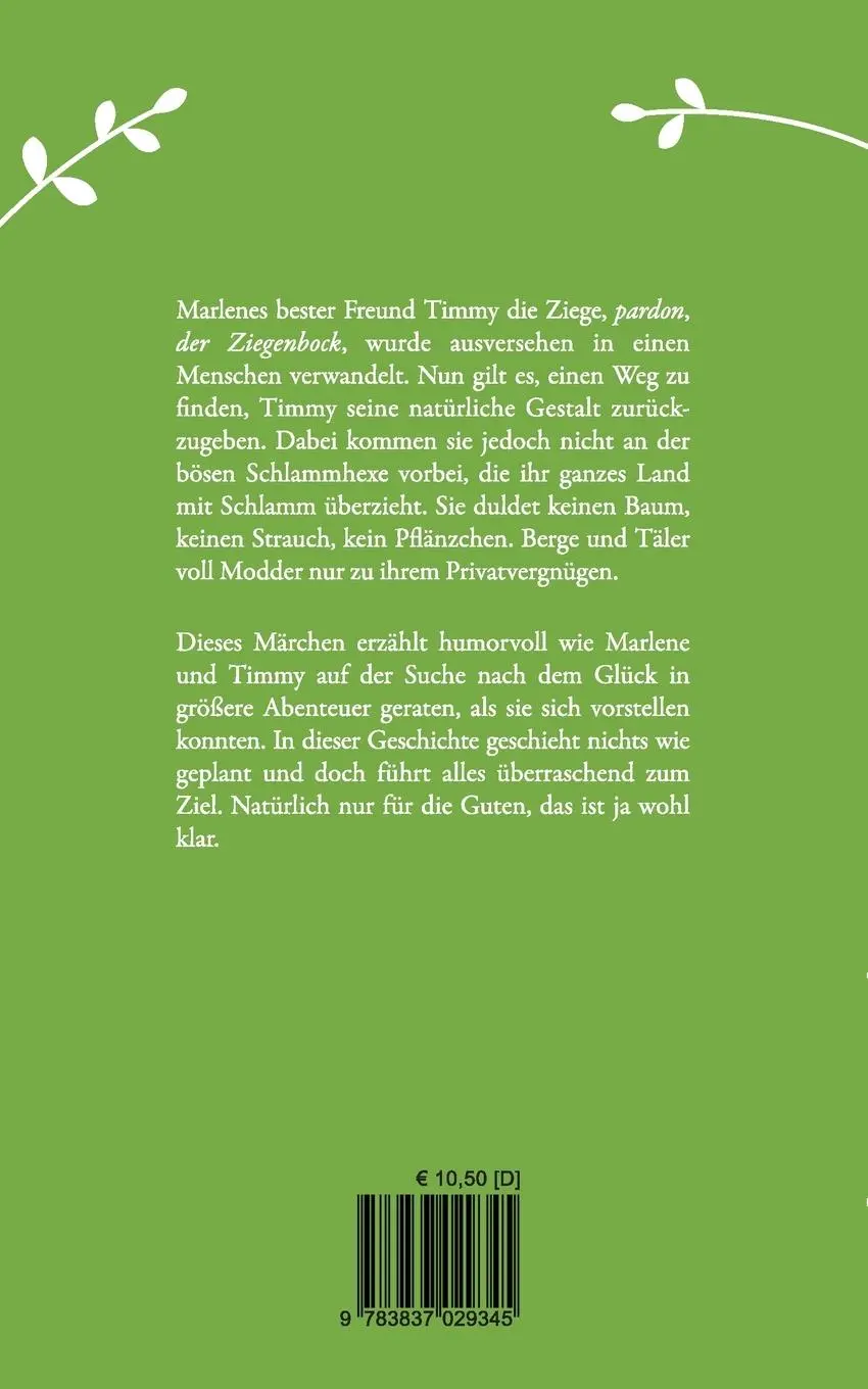 Rückseite: 9783837029345 | Die Abenteuer von Marlene und Timmy der Ziege | Kathrin Baltzer | Buch