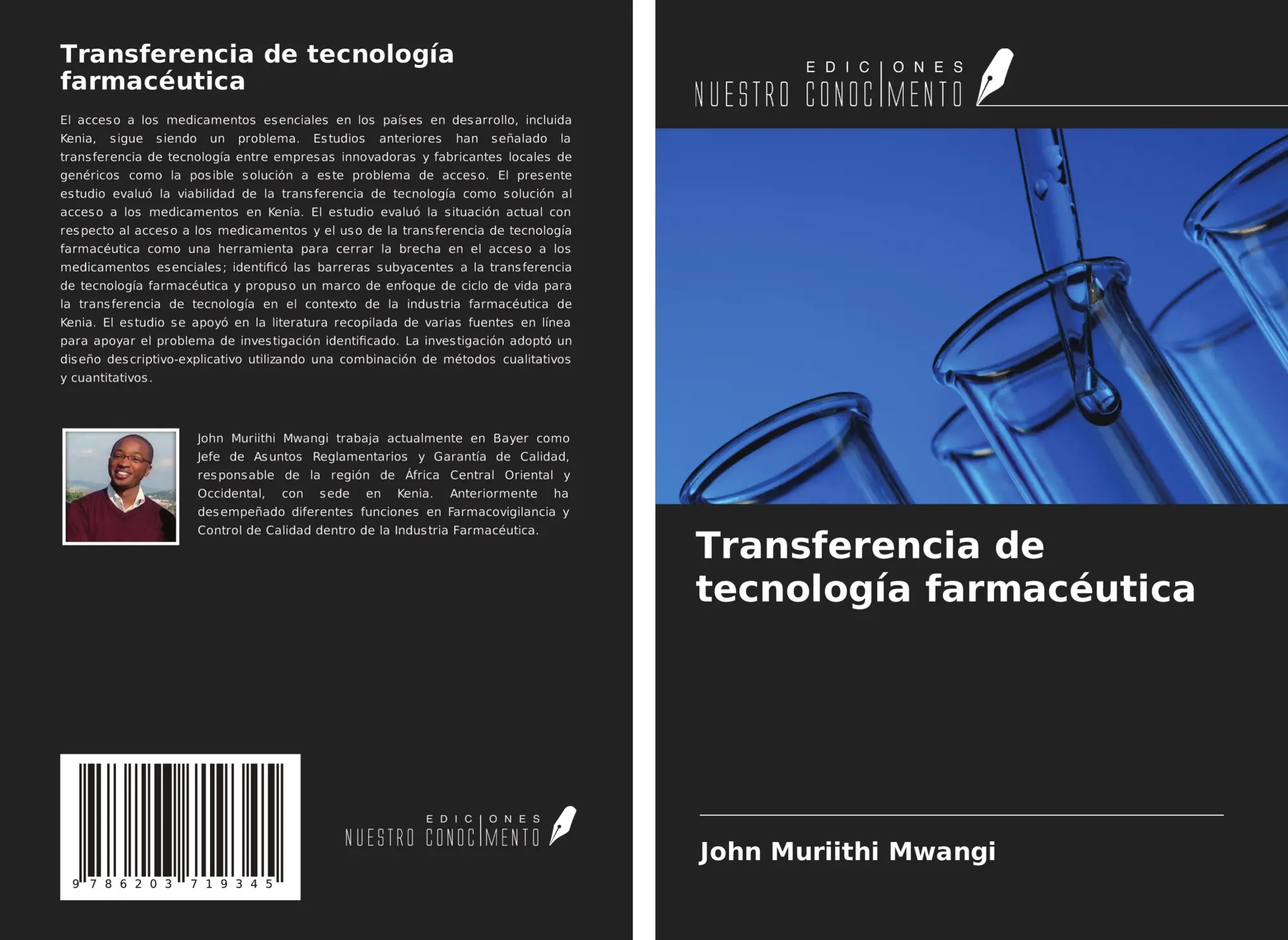 Cover: 9786203719345 | Transferencia de tecnología farmacéutica | John Muriithi Mwangi | Buch