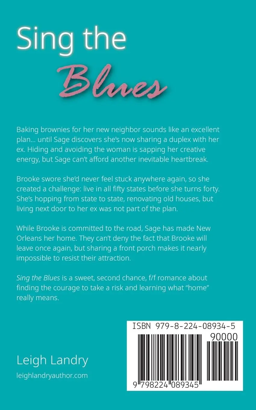 Rückseite: 9798224089345 | Sing the Blues | Leigh Landry | Taschenbuch | Englisch | 2021