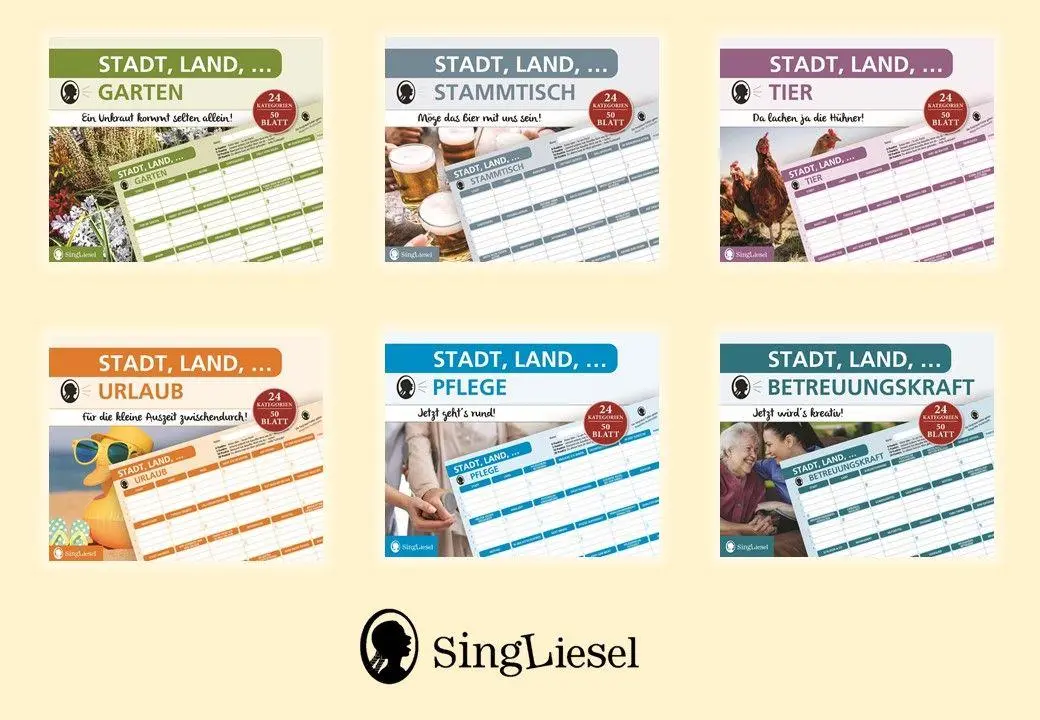 Bild: 4280000809445 | Stadt, Land, Betreuungskraft | Singliesel | Spiel | 100 S. | Deutsch