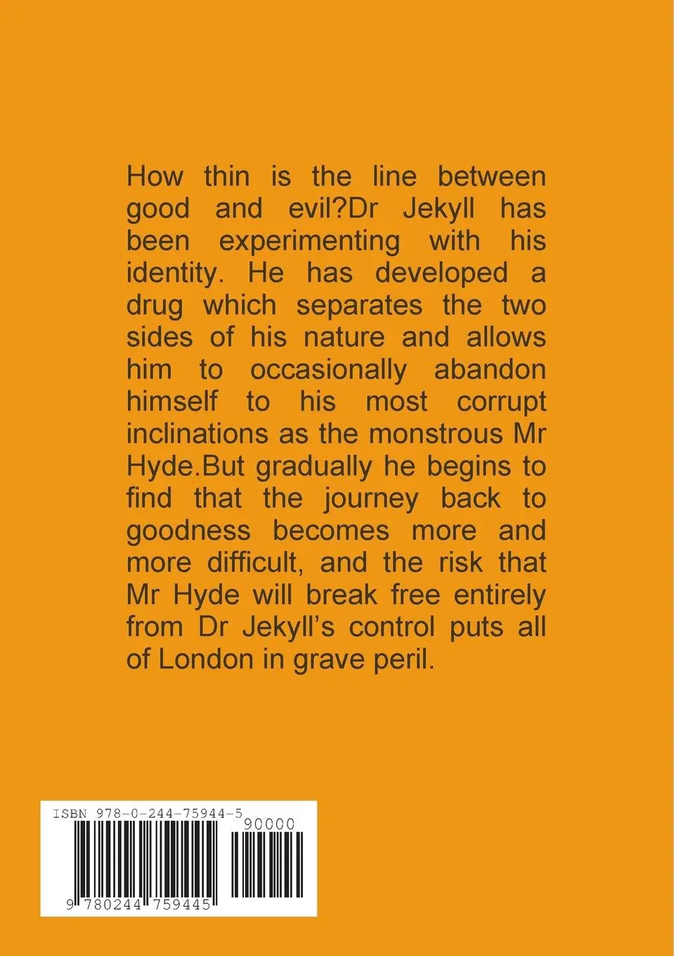 Rückseite: 9780244759445 | The Strange Case Of Dr. Jekyll And Mr. Hyde | Robert Louis Stevenson