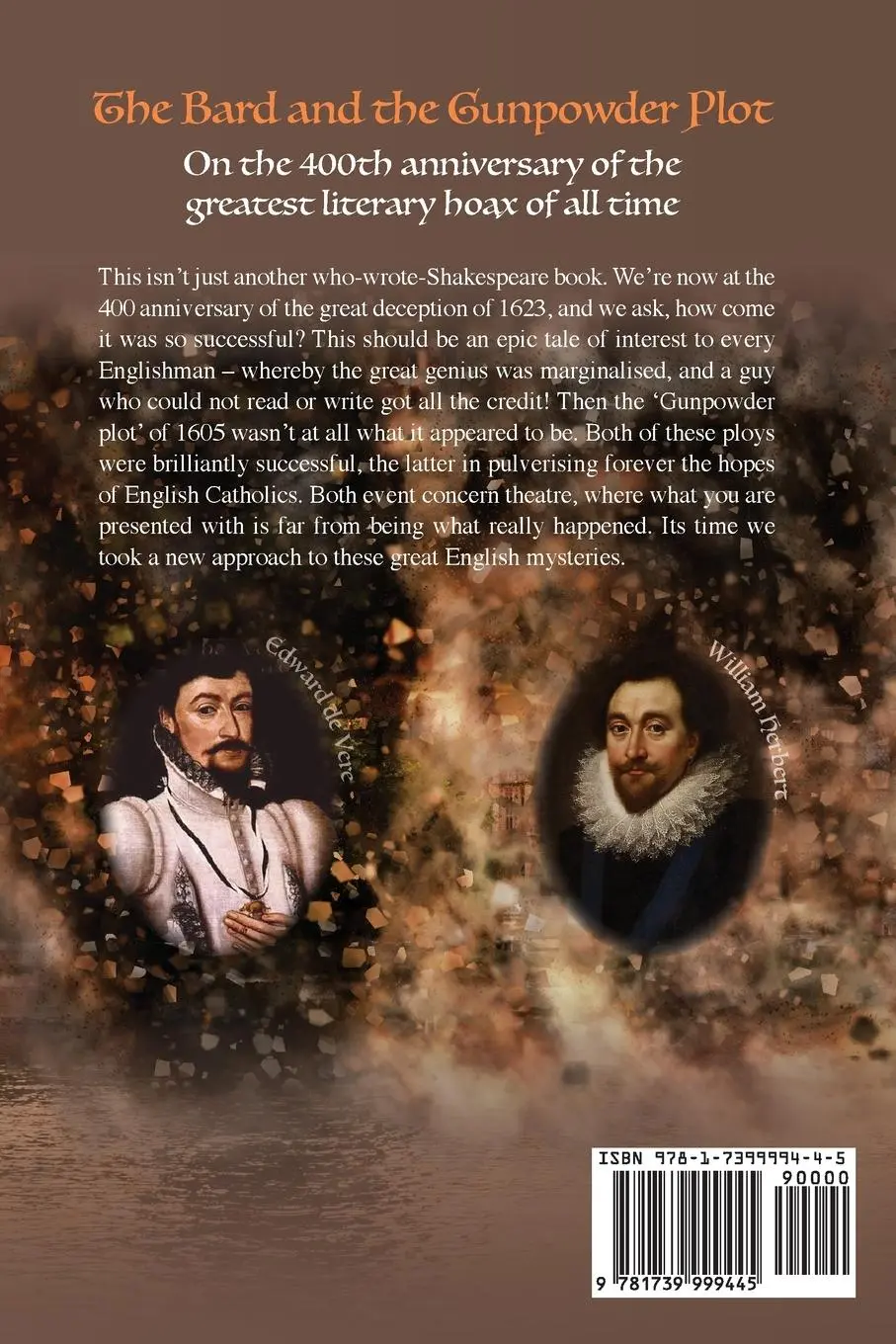 Rückseite: 9781739999445 | The Bard and the Gunpowder Plot | Nicholas Kollerstrom | Taschenbuch