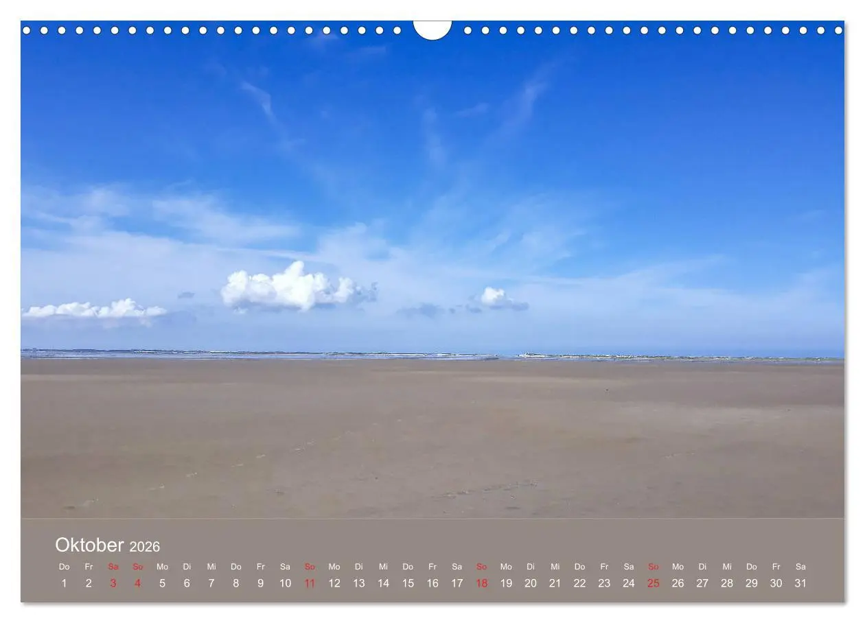 Bild: 9783457789445 | Römö - Wasser, Wind und endloser Strand (Wandkalender 2026 DIN A3...