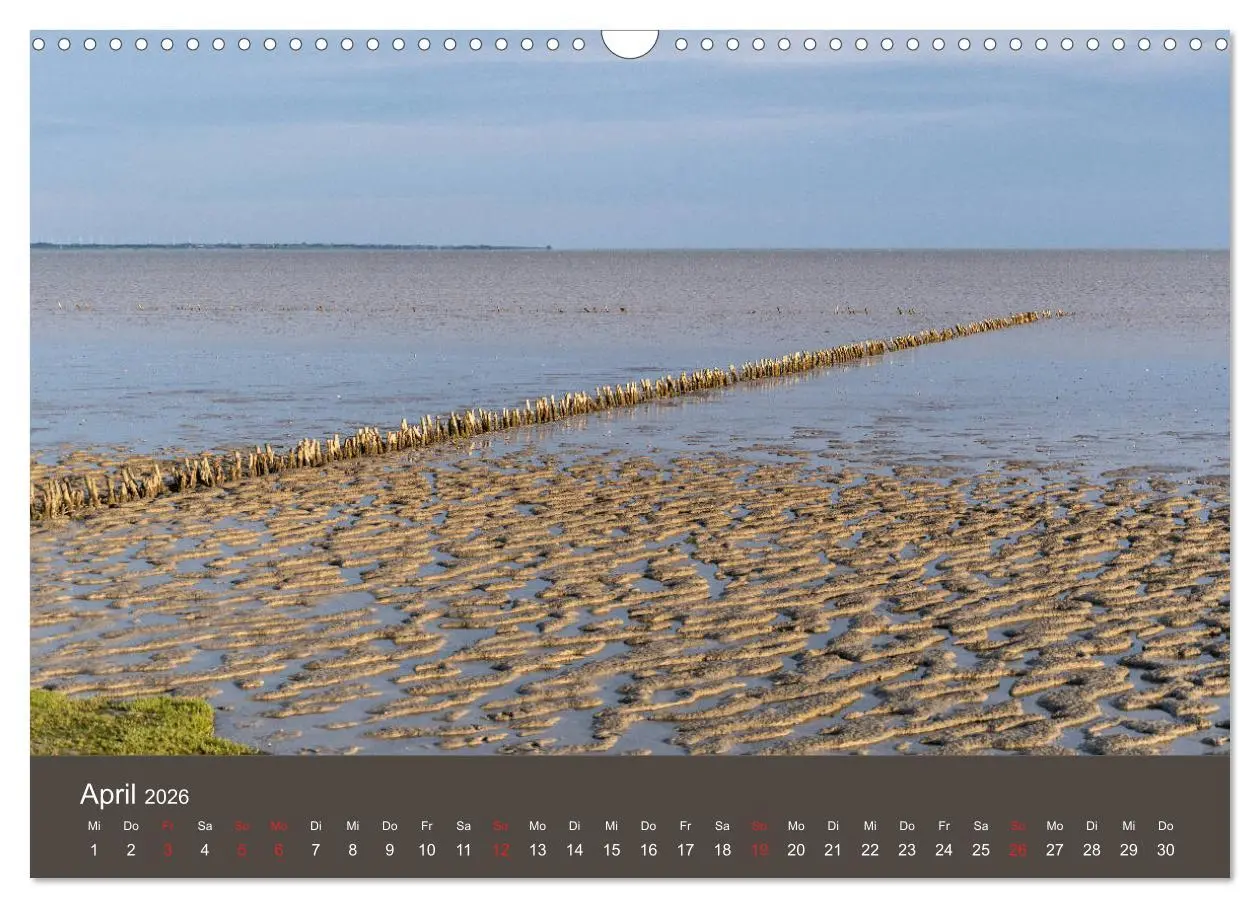 Bild: 9783457789445 | Römö - Wasser, Wind und endloser Strand (Wandkalender 2026 DIN A3...