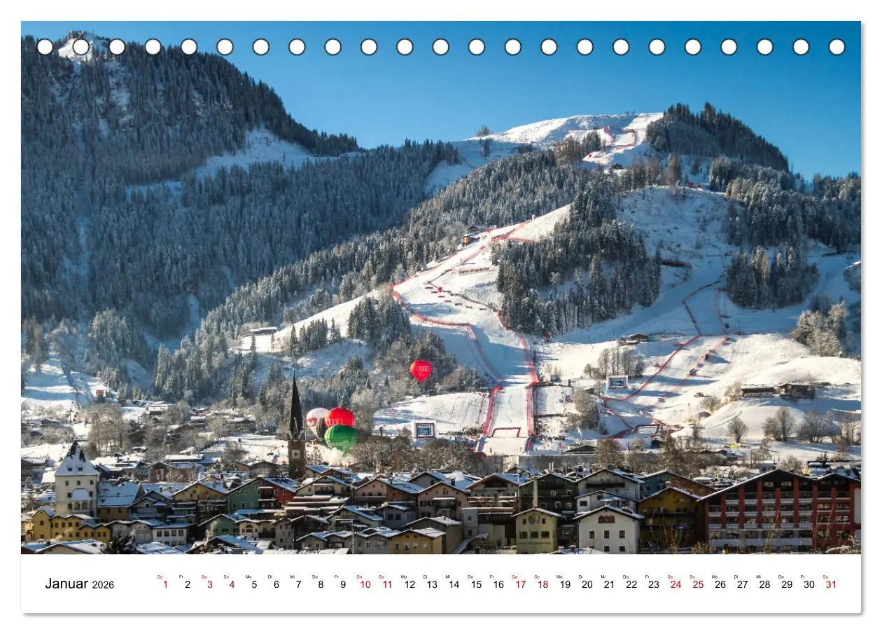 Bild: 9783457859445 | Kitzbühel, Sportstadt und Wanderparadies (Tischkalender 2026 DIN A5...