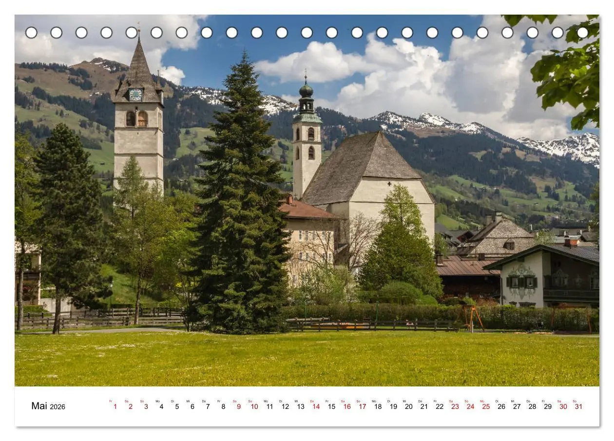 Bild: 9783457859445 | Kitzbühel, Sportstadt und Wanderparadies (Tischkalender 2026 DIN A5...