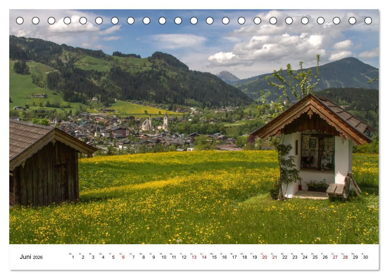 Bild: 9783457859445 | Kitzbühel, Sportstadt und Wanderparadies (Tischkalender 2026 DIN A5...