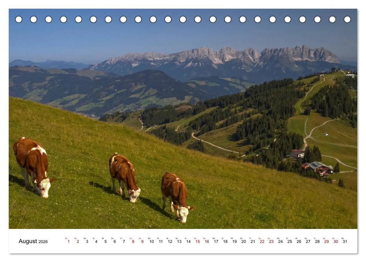 Bild: 9783457859445 | Kitzbühel, Sportstadt und Wanderparadies (Tischkalender 2026 DIN A5...