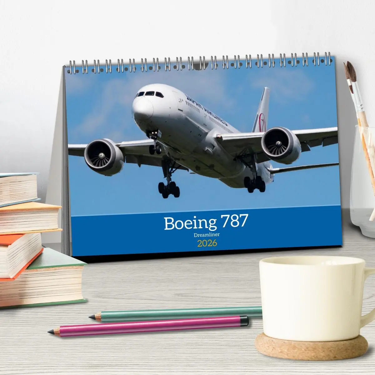 Bild: 9783516639445 | Boeing 787 Kalender (Tischkalender 2026 DIN A5 quer), CALVENDO...