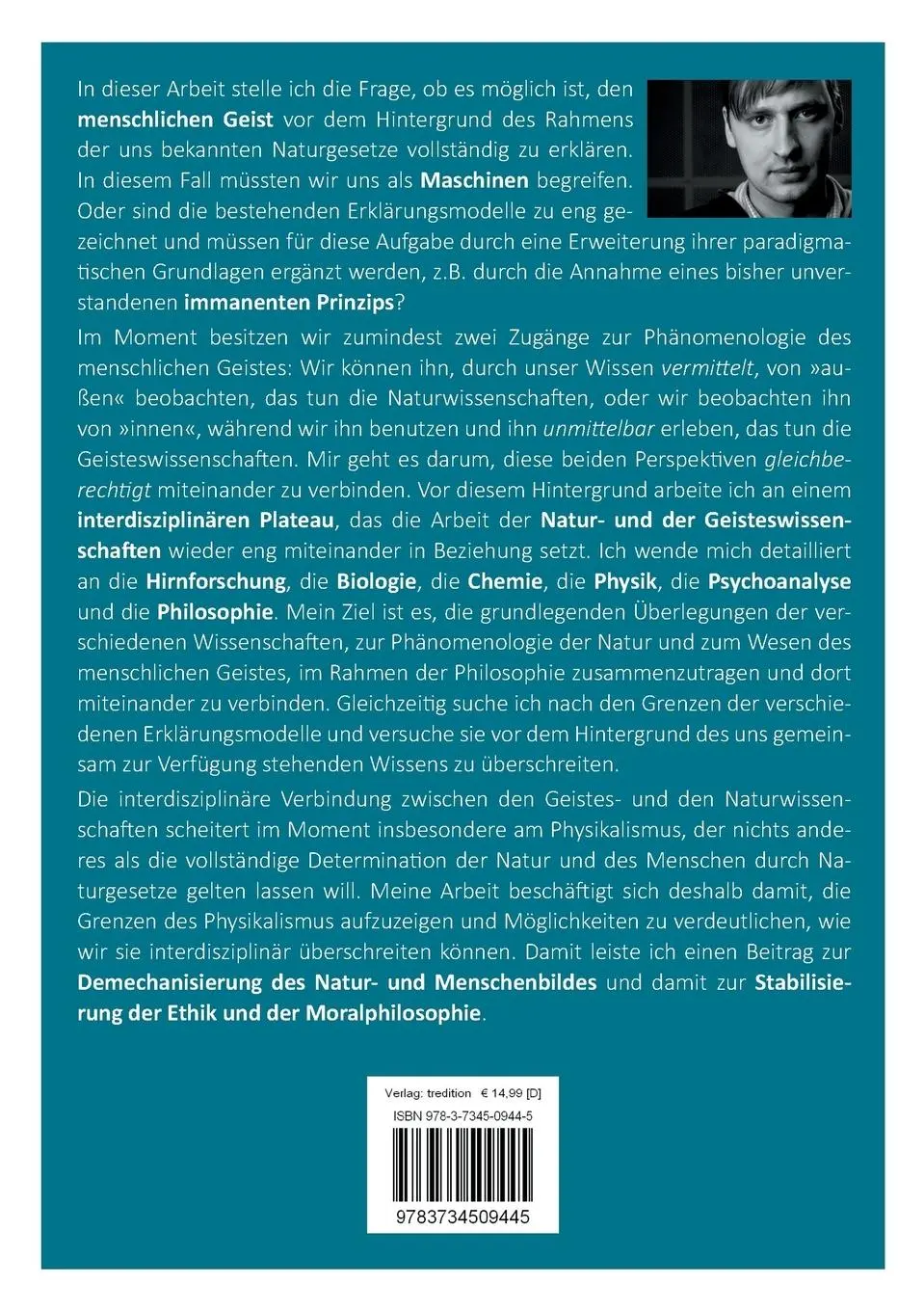 Rückseite: 9783734509445 | Der immanente Konstruktivismus | Peter Lenke | Taschenbuch | 180 S.
