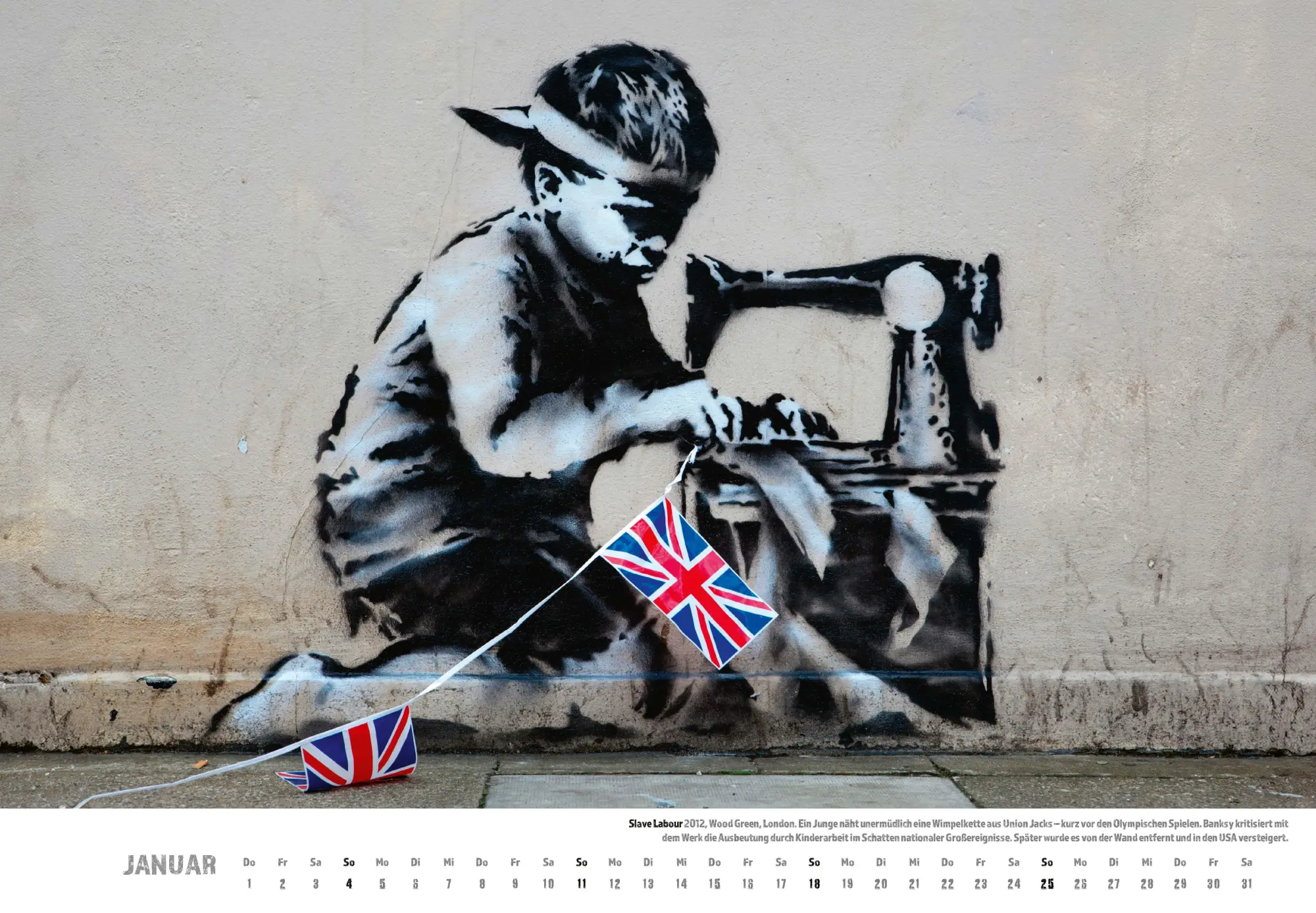 Bild: 9783966649445 | Banksy Kalender 2026 Mittelformat | Banksy | Kalender | Spiralbindung