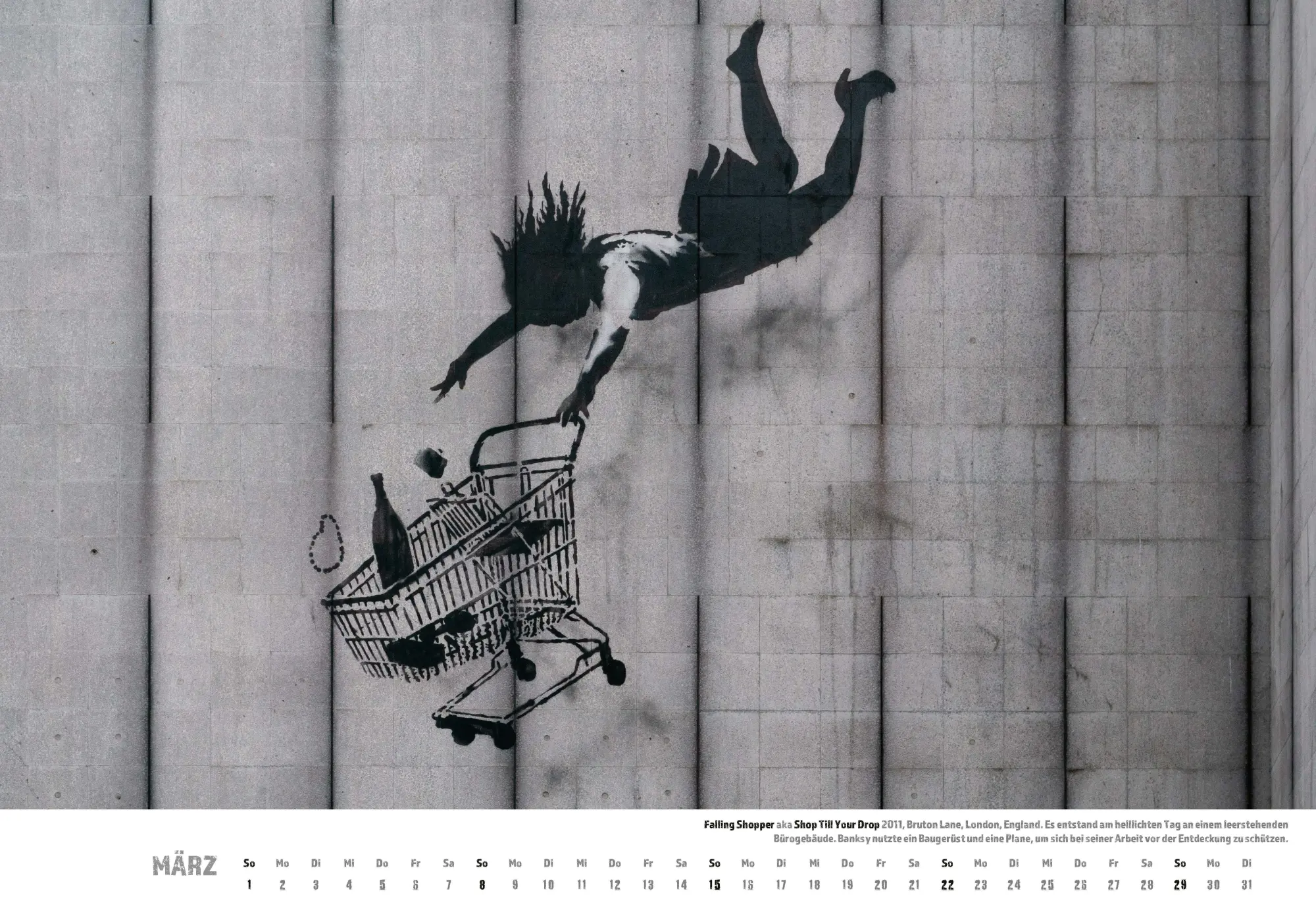 Bild: 9783966649445 | Banksy Kalender 2026 Mittelformat | Banksy | Kalender | Spiralbindung