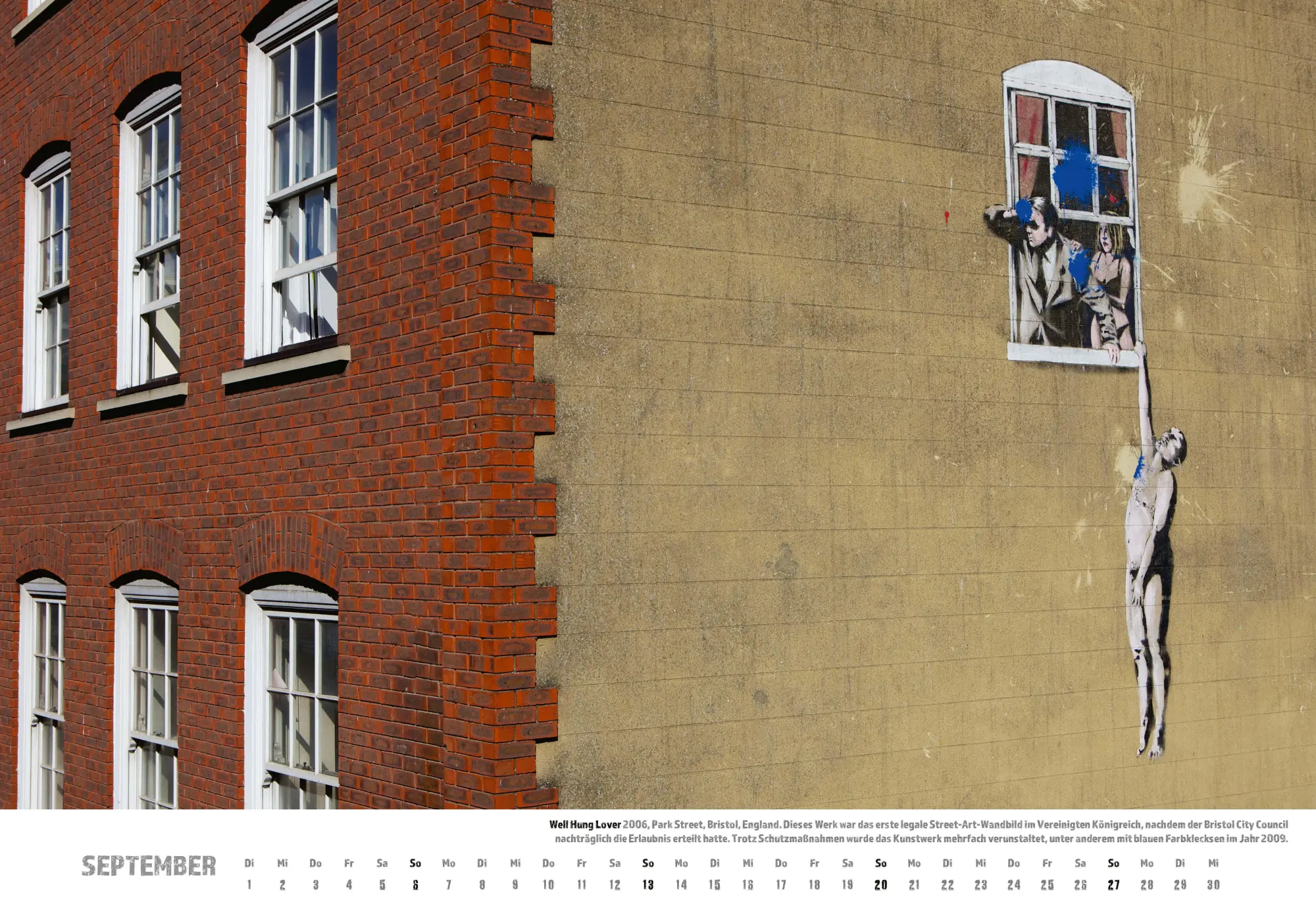 Bild: 9783966649445 | Banksy Kalender 2026 Mittelformat | Banksy | Kalender | Spiralbindung