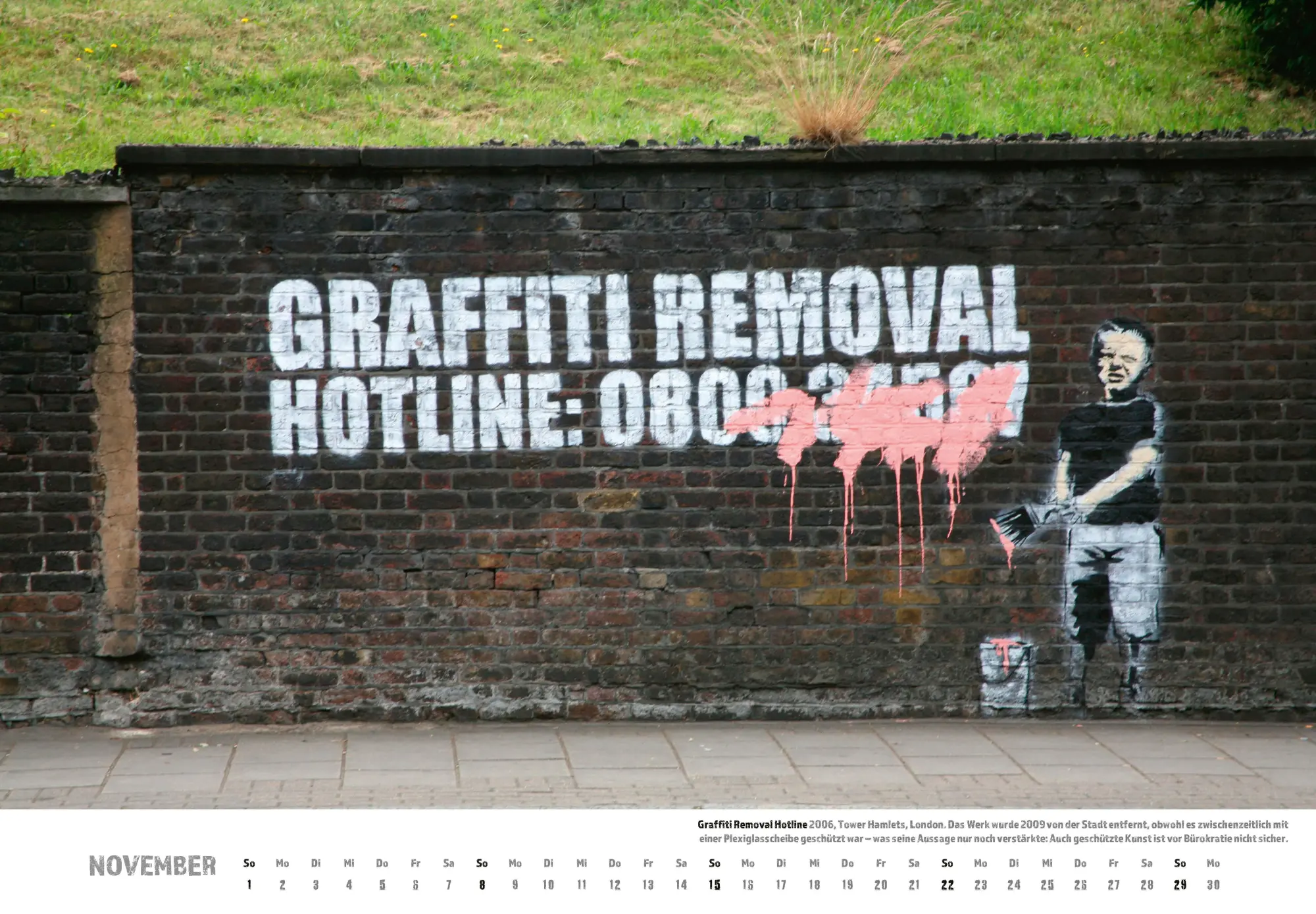 Bild: 9783966649445 | Banksy Kalender 2026 Mittelformat | Banksy | Kalender | Spiralbindung