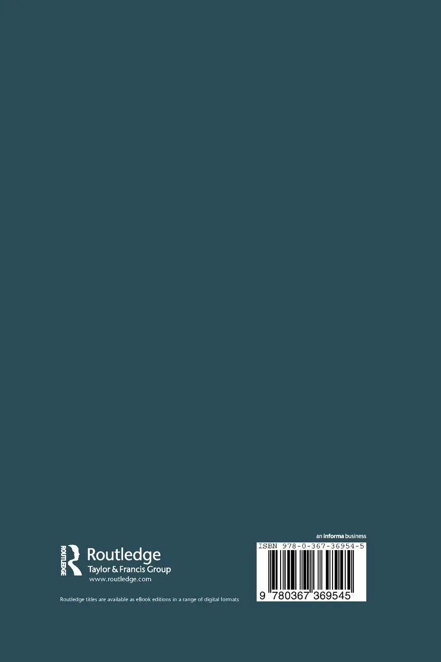 Rückseite: 9780367369545 | The Terminal Self | Everyday Life in Hypermodern Times | Gottschalk