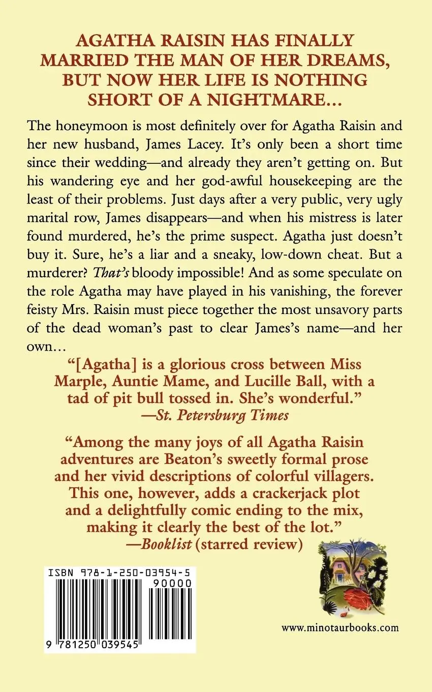 Rückseite: 9781250039545 | Agatha Raisin and the Love from Hell | M. C. Beaton | Taschenbuch