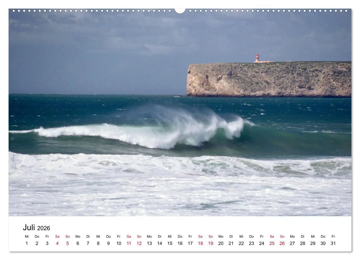 Bild: 9783457399545 | Naturschauspiel Wellen (Wandkalender 2026 DIN A2 quer), CALVENDO...