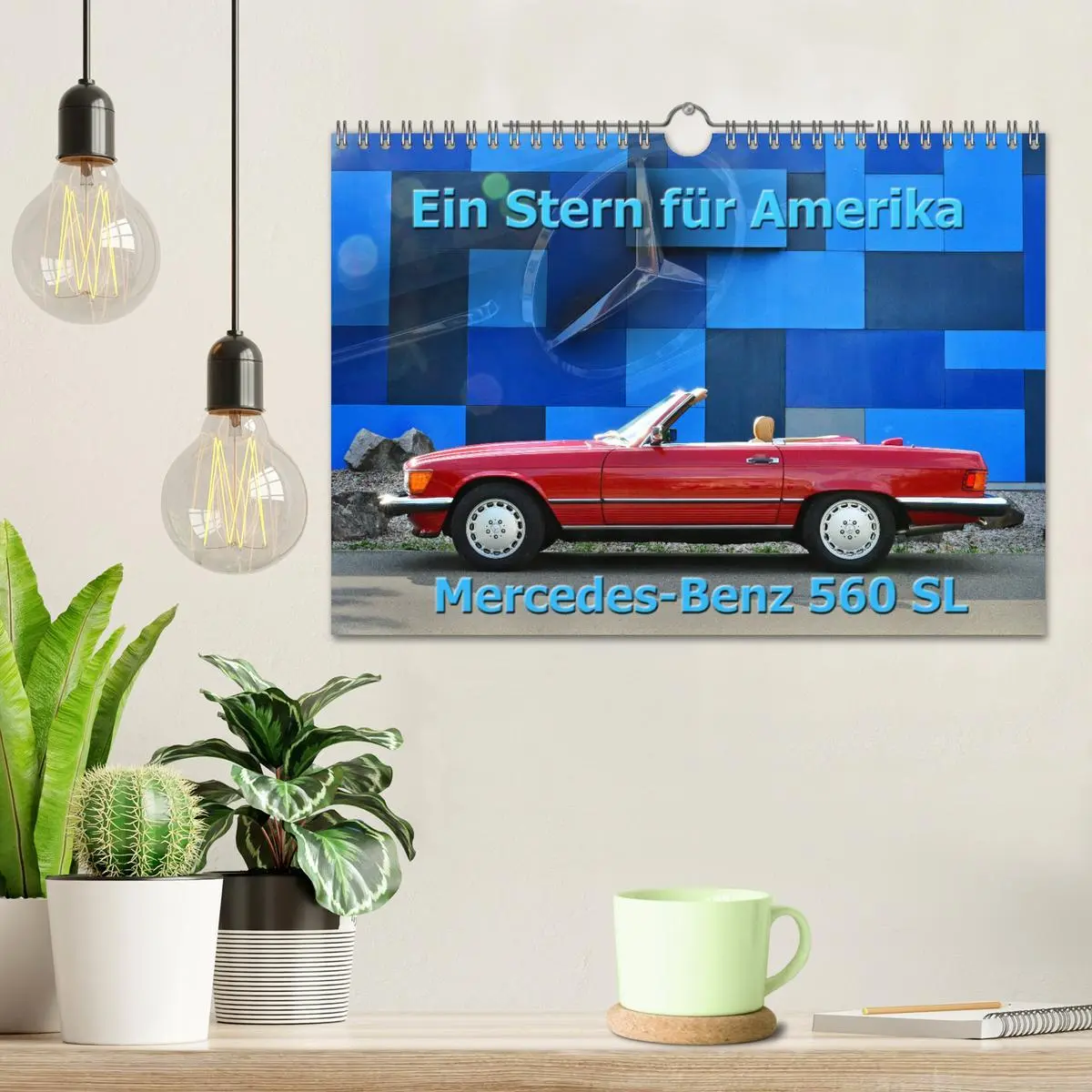 Bild: 9783457779545 | Ein Stern für Amerika - Mercedes Benz 560 SL (Wandkalender 2026 DIN...