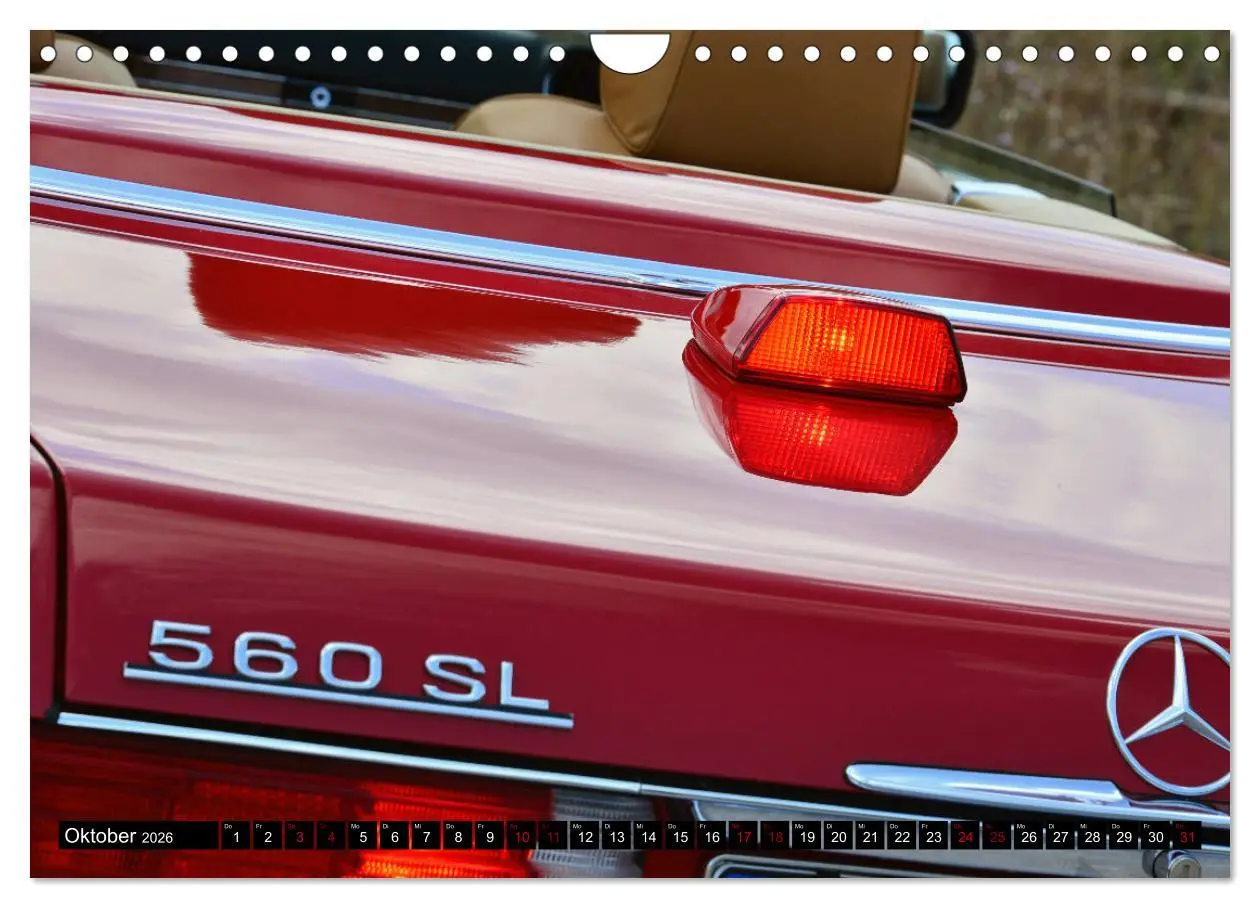 Bild: 9783457779545 | Ein Stern für Amerika - Mercedes Benz 560 SL (Wandkalender 2026 DIN...