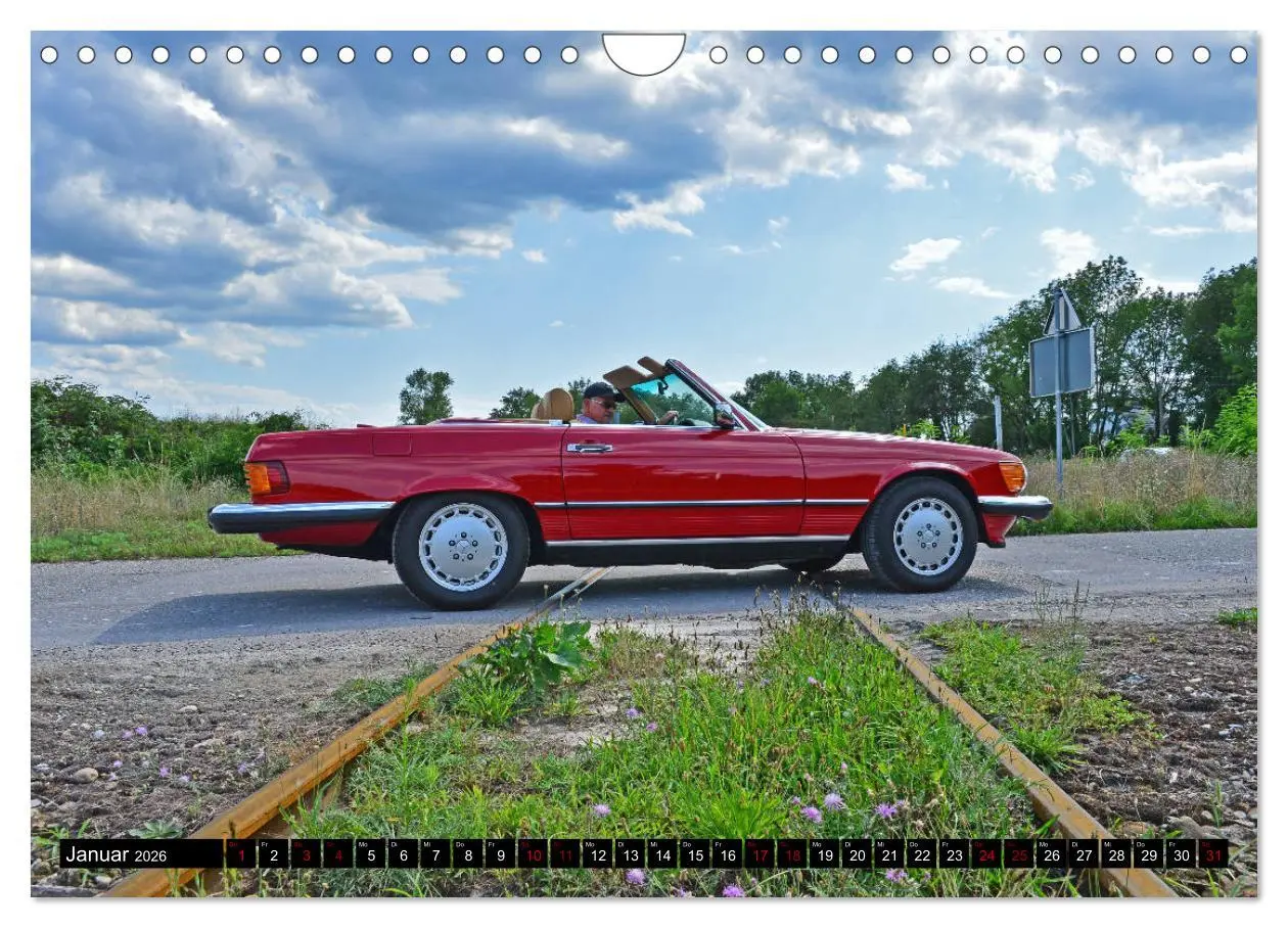 Bild: 9783457779545 | Ein Stern für Amerika - Mercedes Benz 560 SL (Wandkalender 2026 DIN...