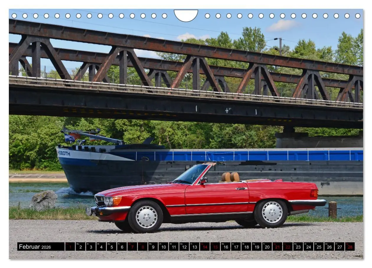 Bild: 9783457779545 | Ein Stern für Amerika - Mercedes Benz 560 SL (Wandkalender 2026 DIN...