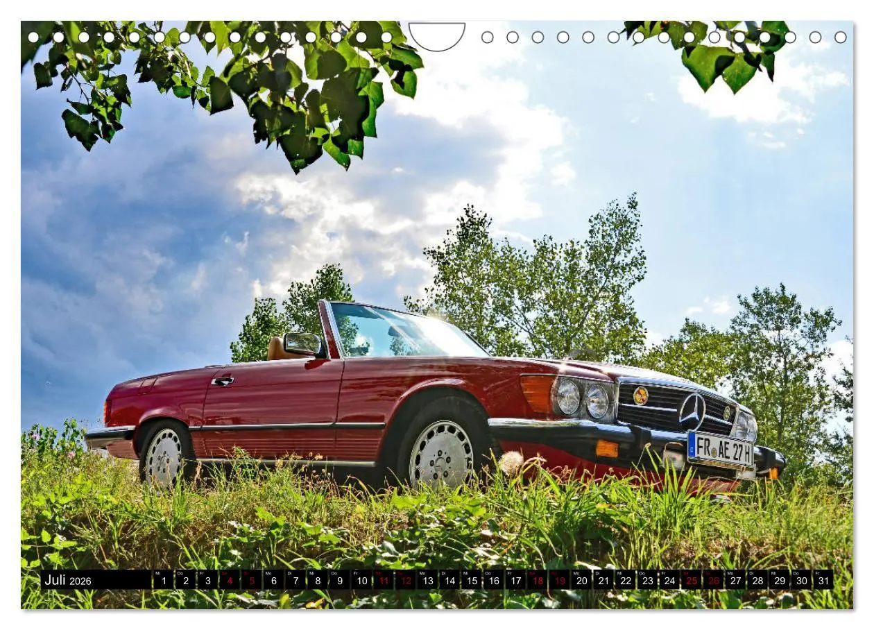 Bild: 9783457779545 | Ein Stern für Amerika - Mercedes Benz 560 SL (Wandkalender 2026 DIN...