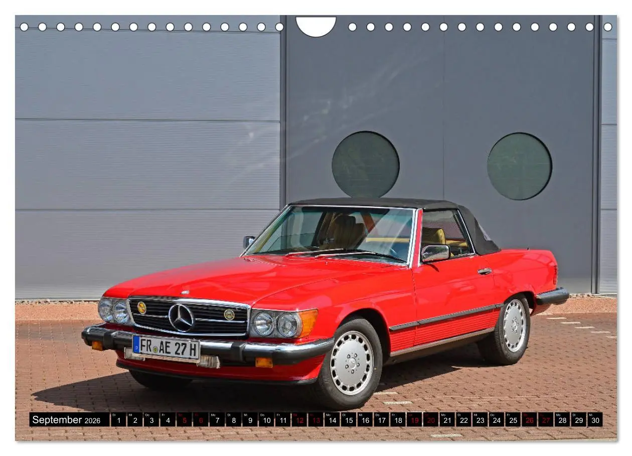 Bild: 9783457779545 | Ein Stern für Amerika - Mercedes Benz 560 SL (Wandkalender 2026 DIN...