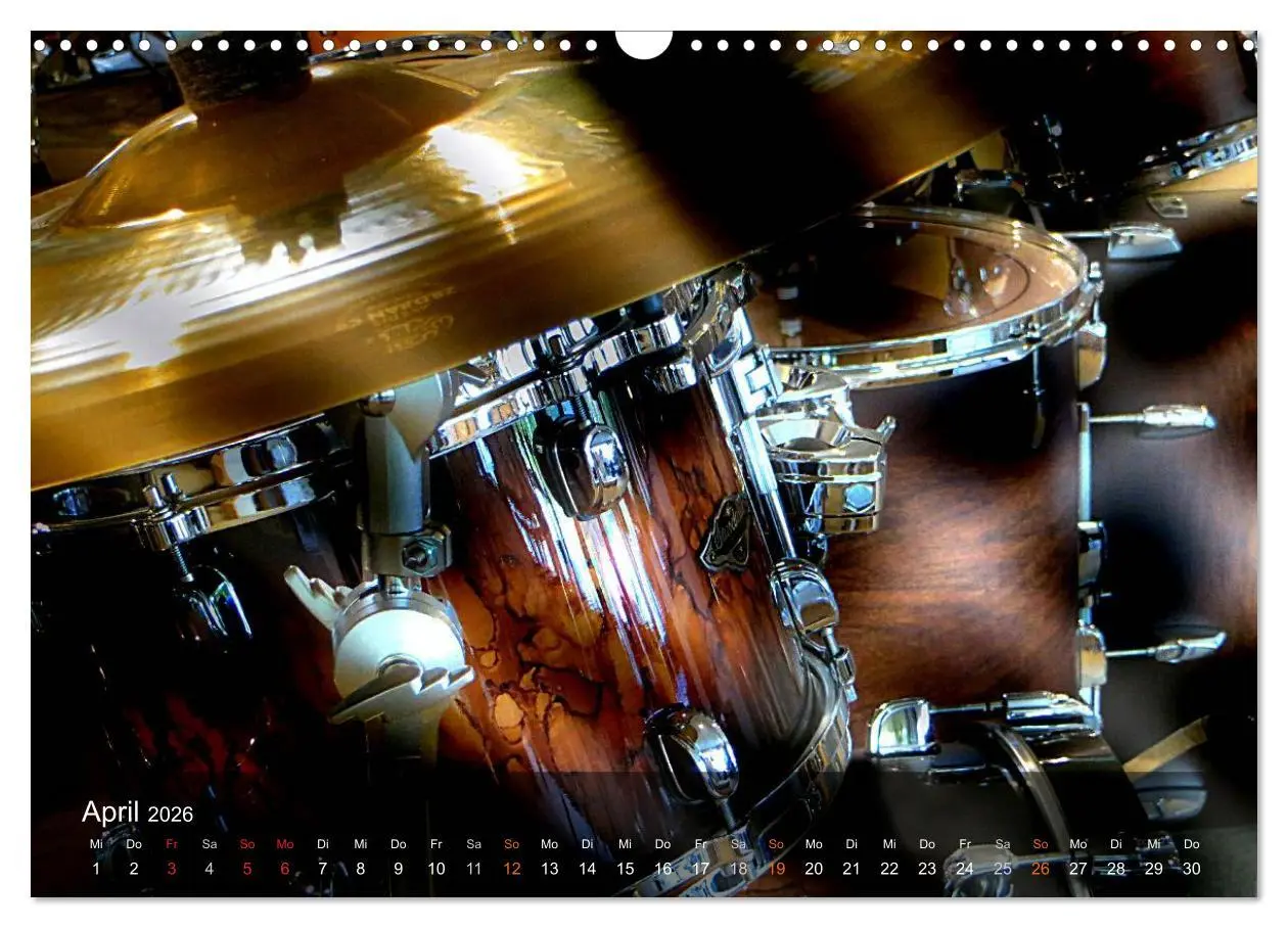 Bild: 9783516009545 | Schlagzeug onstage (Wandkalender 2026 DIN A3 quer), CALVENDO...