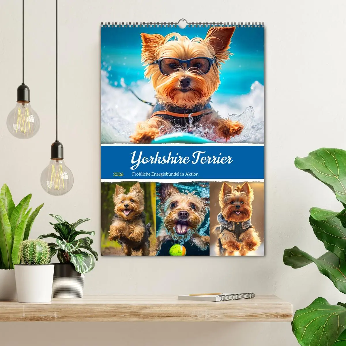 Bild: 9783516319545 | Yorkshire Terrier. Fröhliche Energiebündel in Aktion (Wandkalender...