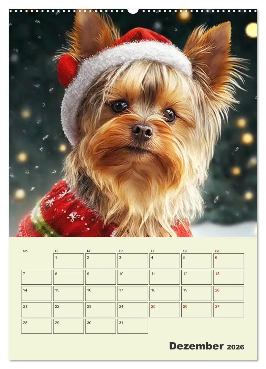 Bild: 9783516319545 | Yorkshire Terrier. Fröhliche Energiebündel in Aktion (Wandkalender...