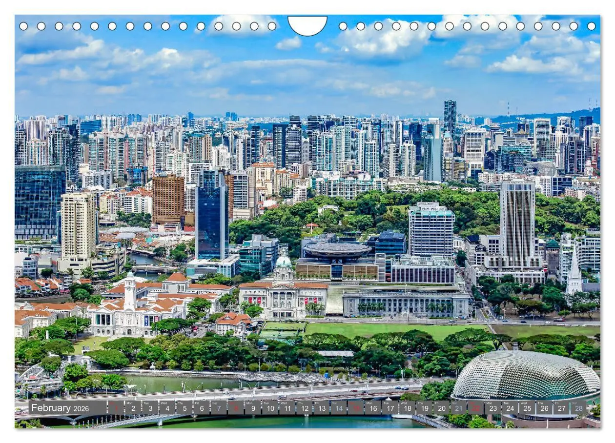Bild: 9783516559545 | Singapore - Discover Central Area (Wall Calendar 2026 DIN A4...