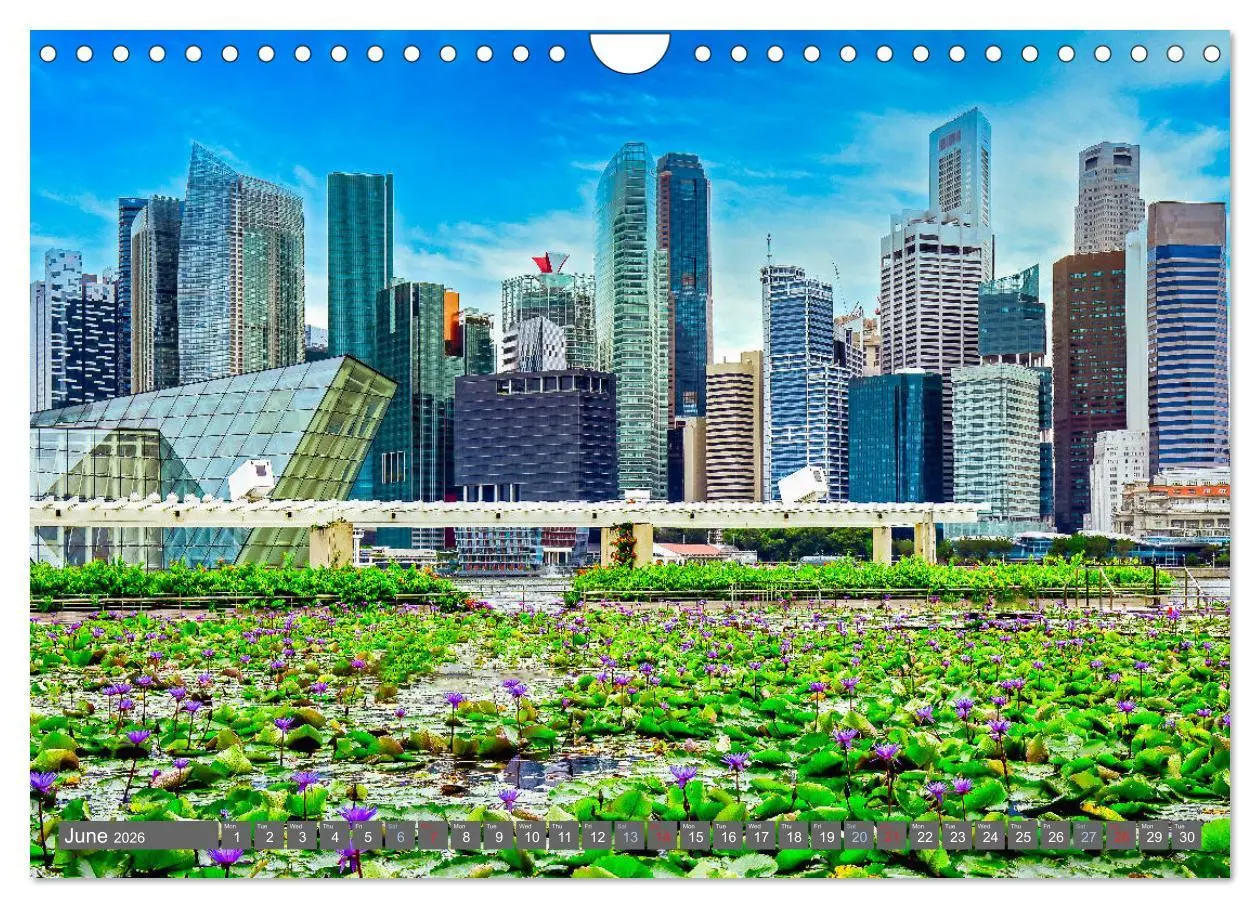Bild: 9783516559545 | Singapore - Discover Central Area (Wall Calendar 2026 DIN A4...