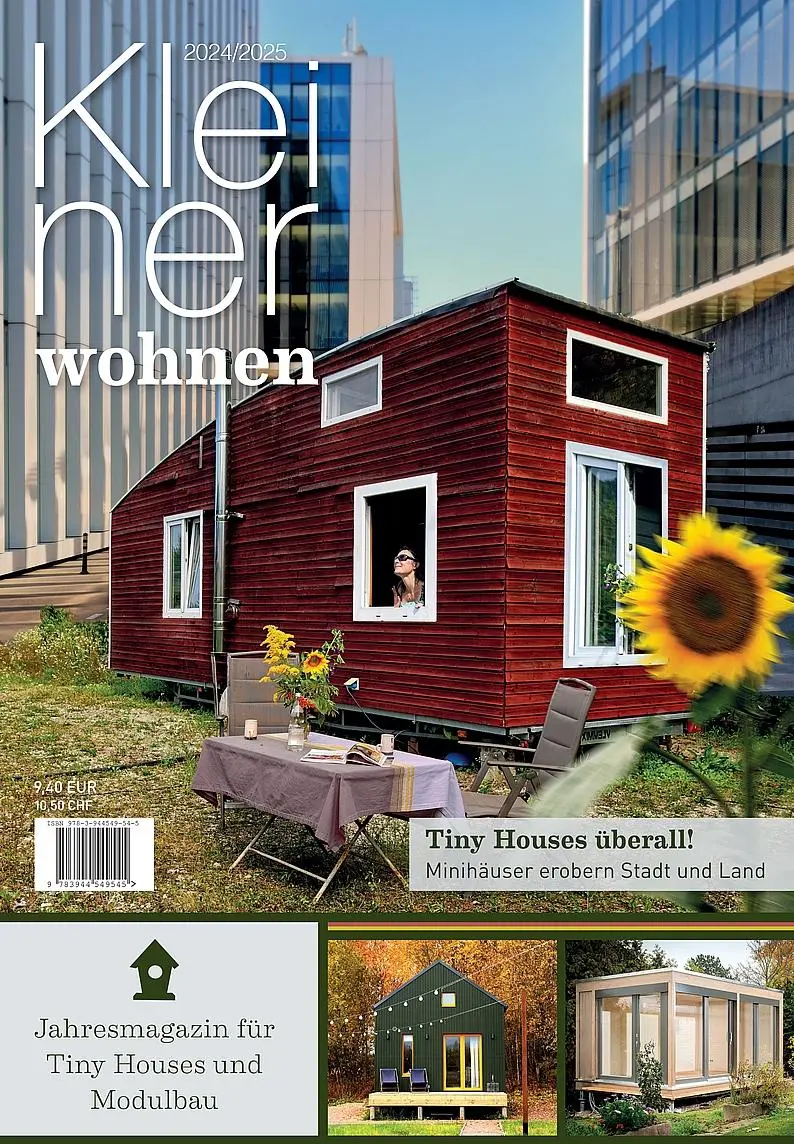 Cover: 9783944549545 | Kleiner Wohnen 2024/2025 | Magazin für Tiny Houses und Modulbauten