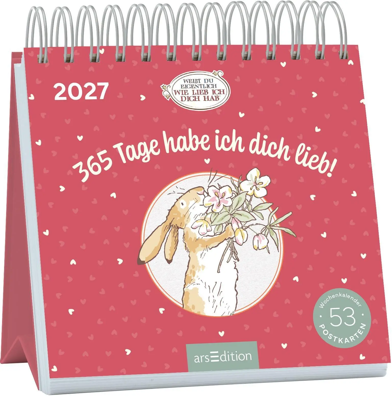 Cover: 4014489139645 | Postkartenkalender Weißt du eigentlich, wie lieb ich dich hab? 2027