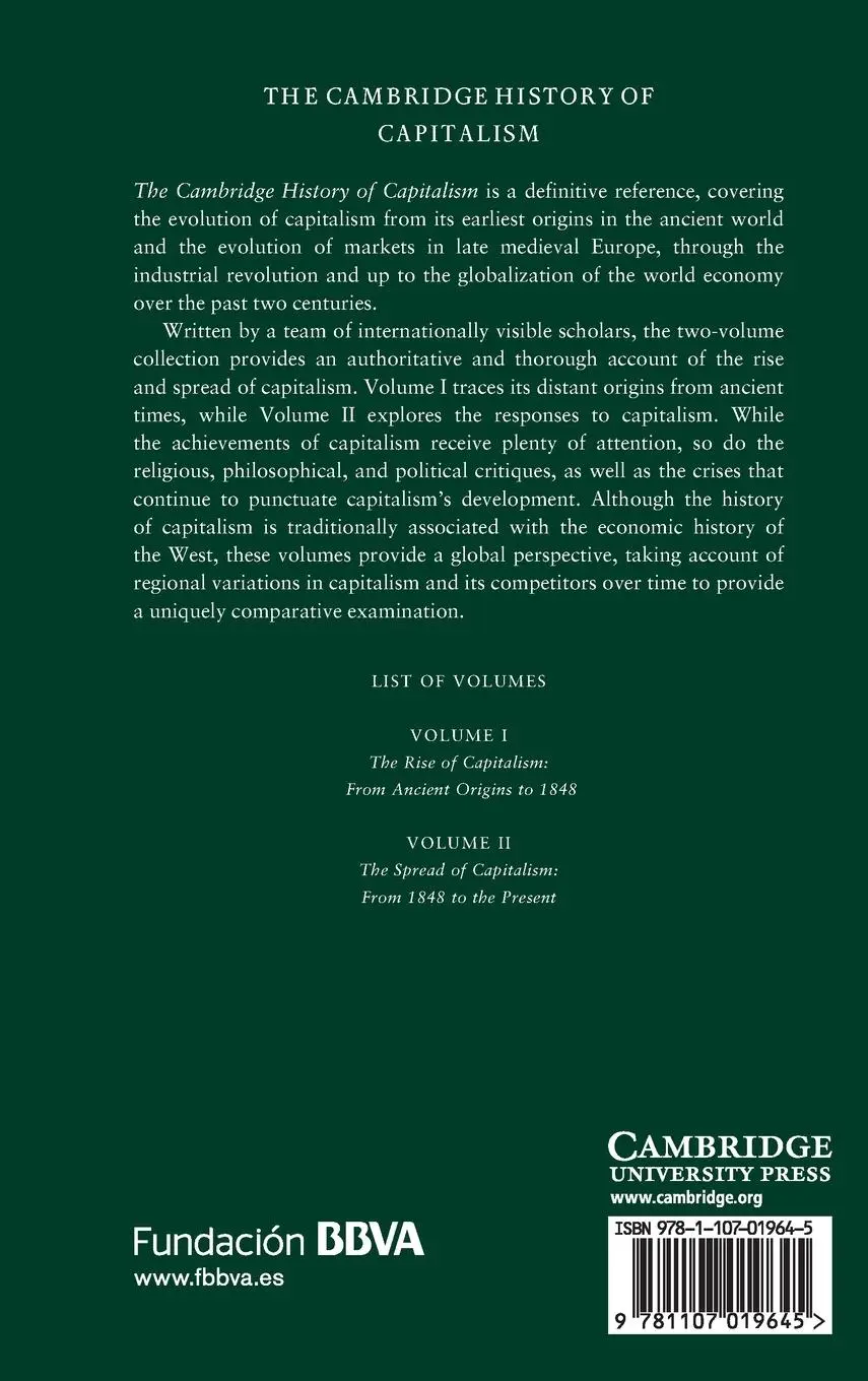 Rückseite: 9781107019645 | The Cambridge History of Capitalism | Larry Neal (u. a.) | Buch | 2014