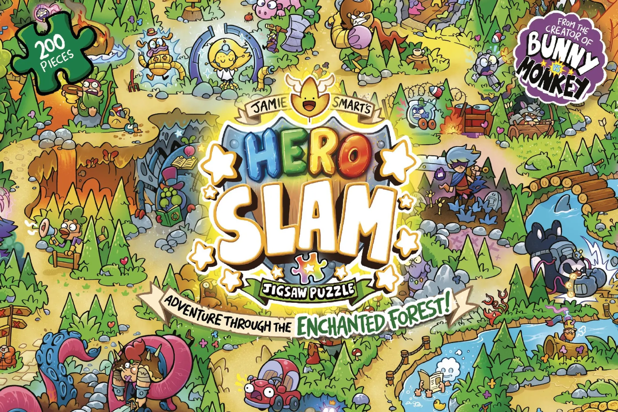 Cover: 9781399629645 | Jamie Smart's Hero Slam Jigsaw Puzzle: 200 Pieces | Jamie Smart | 2025